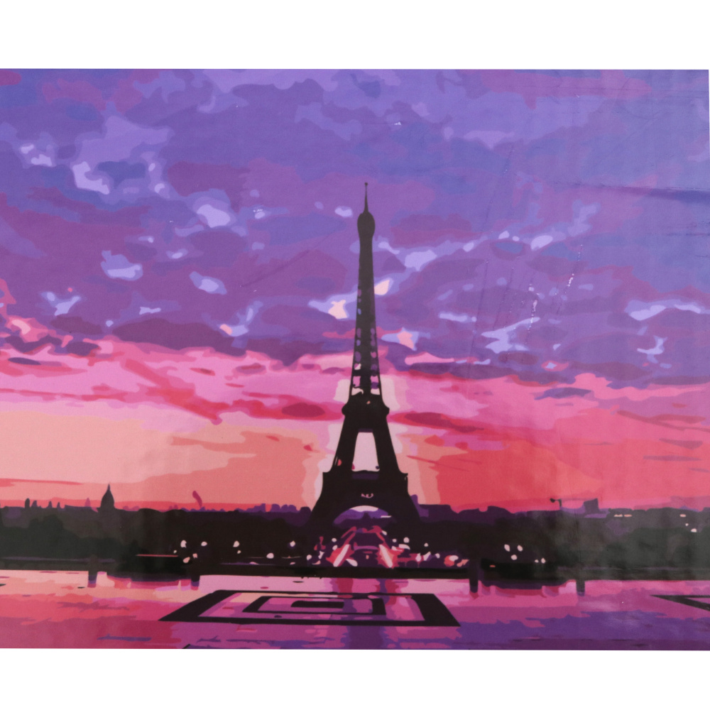 Kit vopsea dupa numere 40x50 cm - Night Paris OTG6006