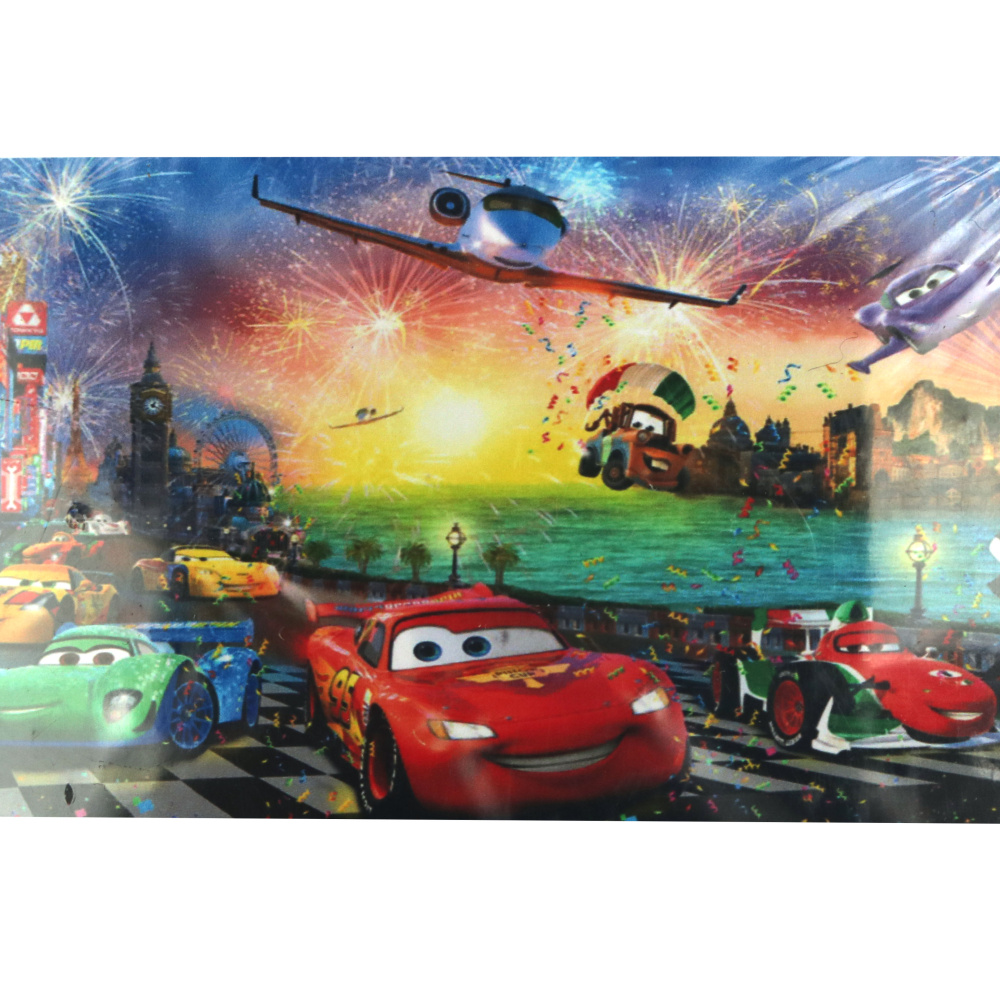 Tapiserie cu diamante 20x30 cm cu diamante rotunde cu cadru - The Merry Cars GLB30362