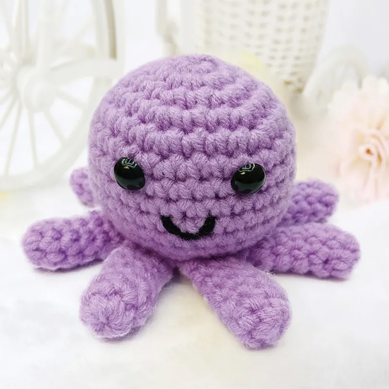 Творчески комплект АМИГУРУМИ  за плетене на една кука- октопод