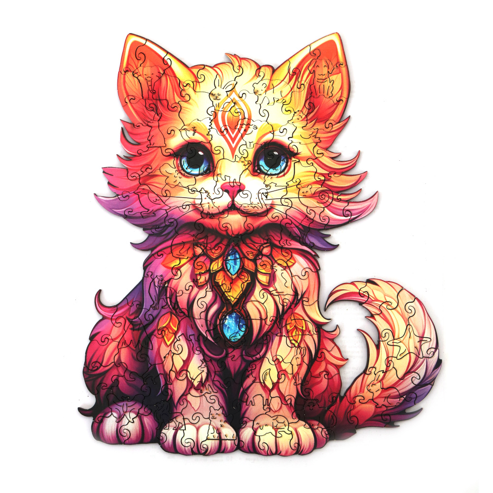 Adorable Turtle Wooden Puzzle in Box Size M – Perfect for Kids, Family Fun and Nature Lovers