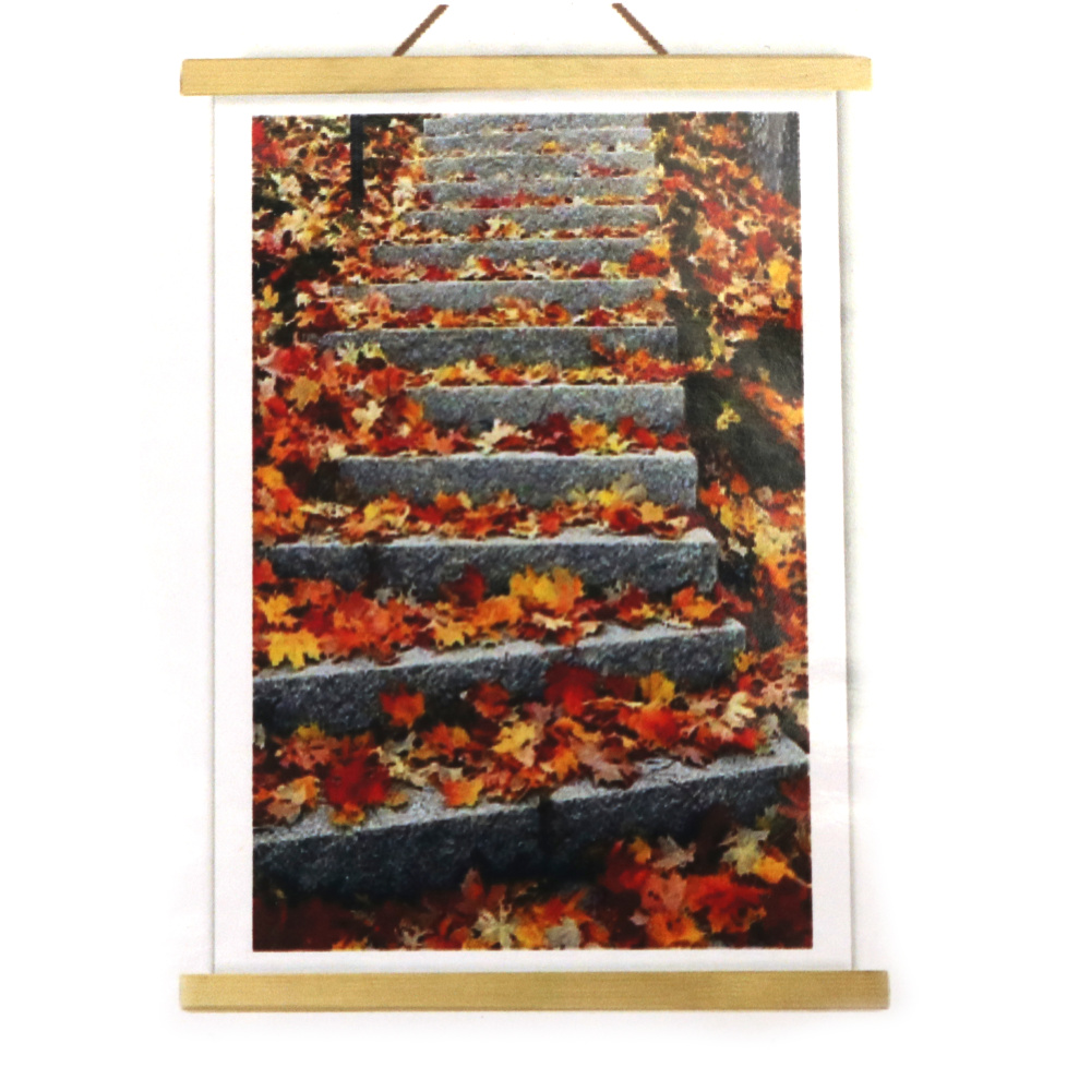 Scările misterioase ale timpului – Pictură cu diamante 40x50 cm, diamante rotunde – acoperire completă, cu ramă parțială – perfectă pentru artă fantasy și decorațiuni creative pentru casă JSFH79274