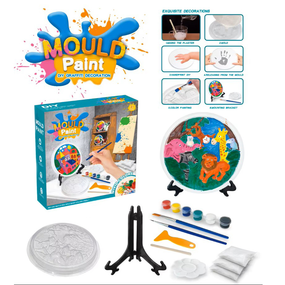 Комплект гипсова отливка  за оцветяване -животни 8852