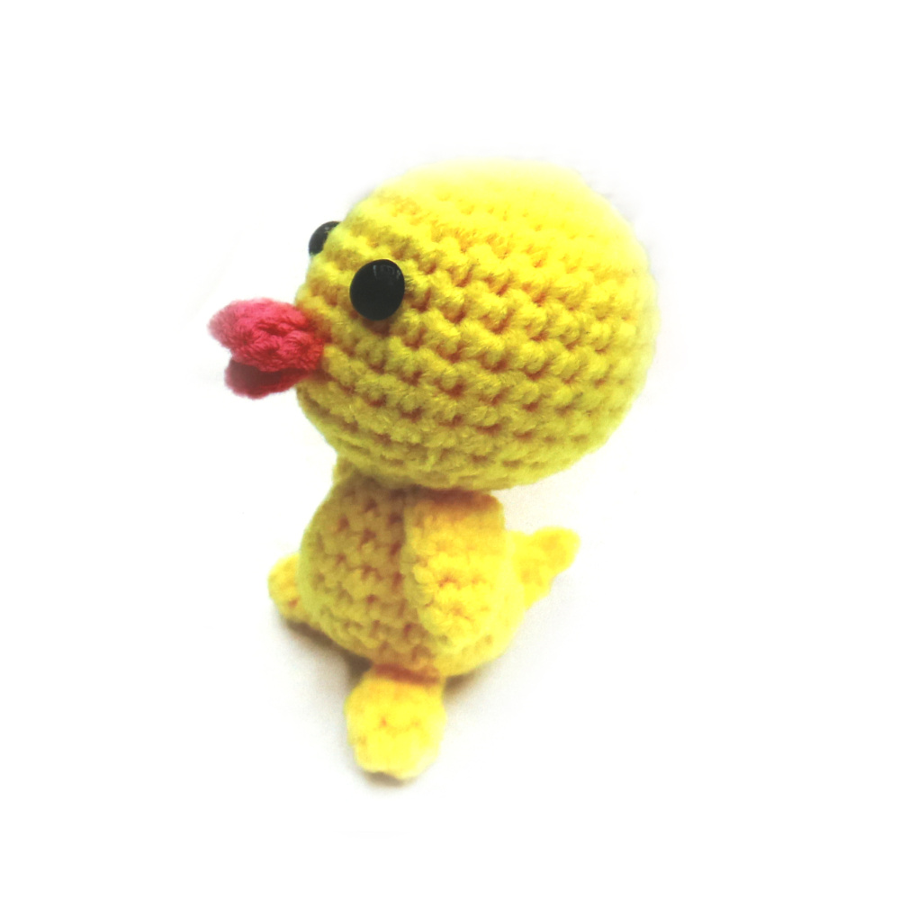 Kit adorabil de croșetat Amigurumi „Rățușcă galbenă”, 60×45×50 mm, GZ2001 – Perfect pentru proiecte drăguțe de croșetat, cadouri lucrate manual și distracție creativă DIY