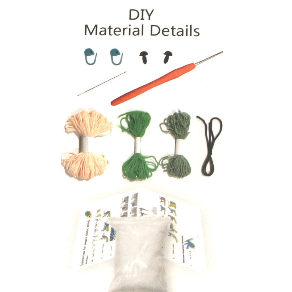 Kit drăguț de croșetat Amigurumi „Țestoasă”, 60×45×50 mm, GZ2006 – Un proiect de croșetat relaxant și creativ, perfect pentru cadouri lucrate manual și decor inspirat de ocean