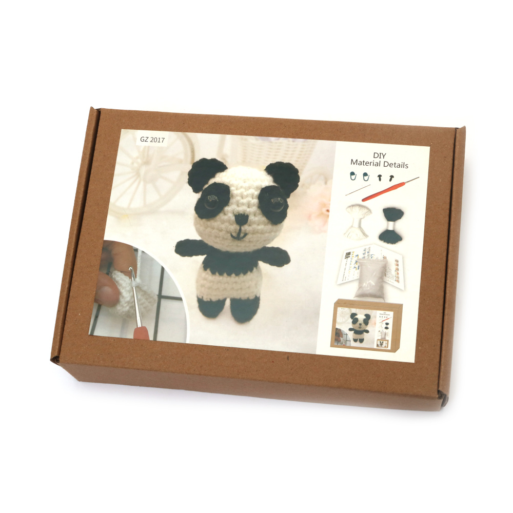 Kit de croșetat AMIGURUMI creativ 60x45x50 mm - koala GZ2017