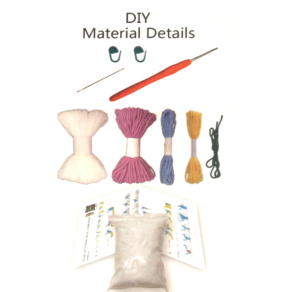 Kit de croșetat Creative AMIGURUMI 60x45x50 mm - unicorn GZ2031