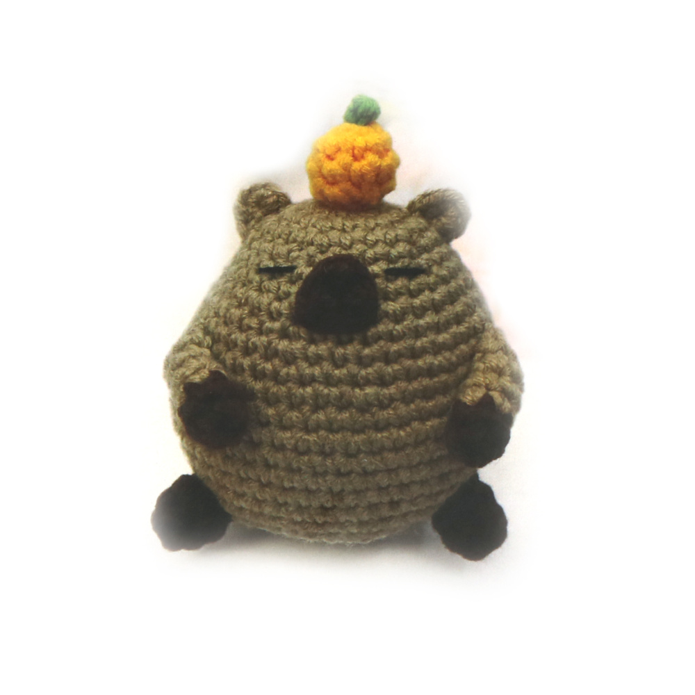 Kit de croșetat Creative AMIGURUMI 60x45x50 mm - capibara GZ2050