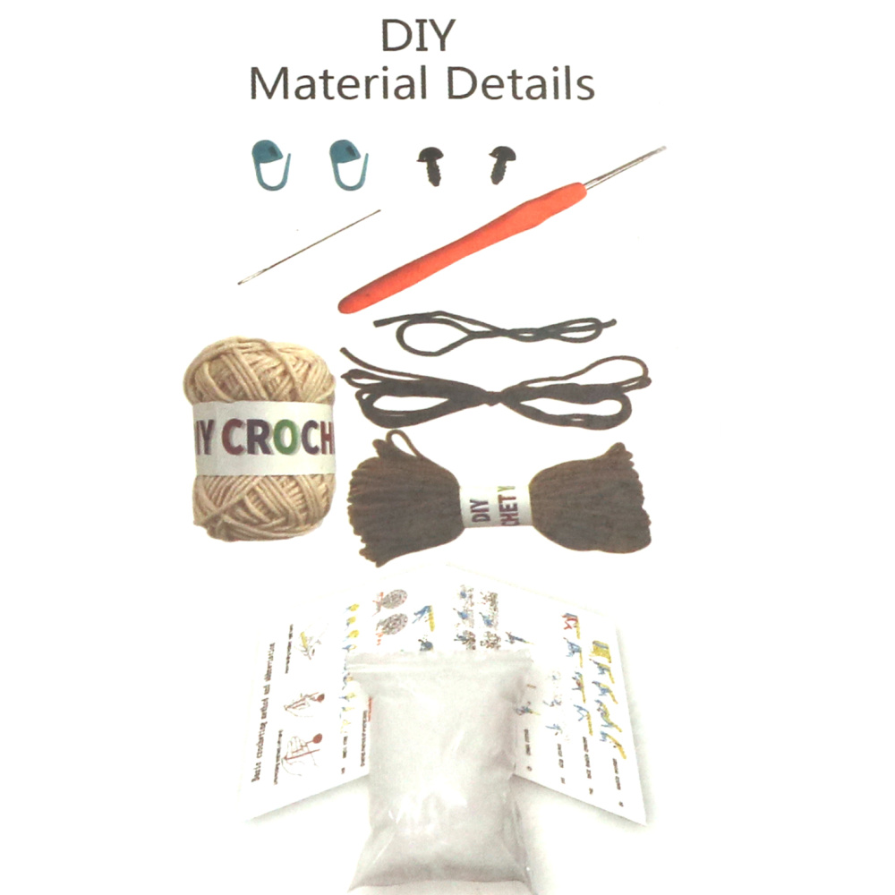 Kit de croșetat Creative AMIGURUMI 60x45x50 mm - leu mic GZ2064