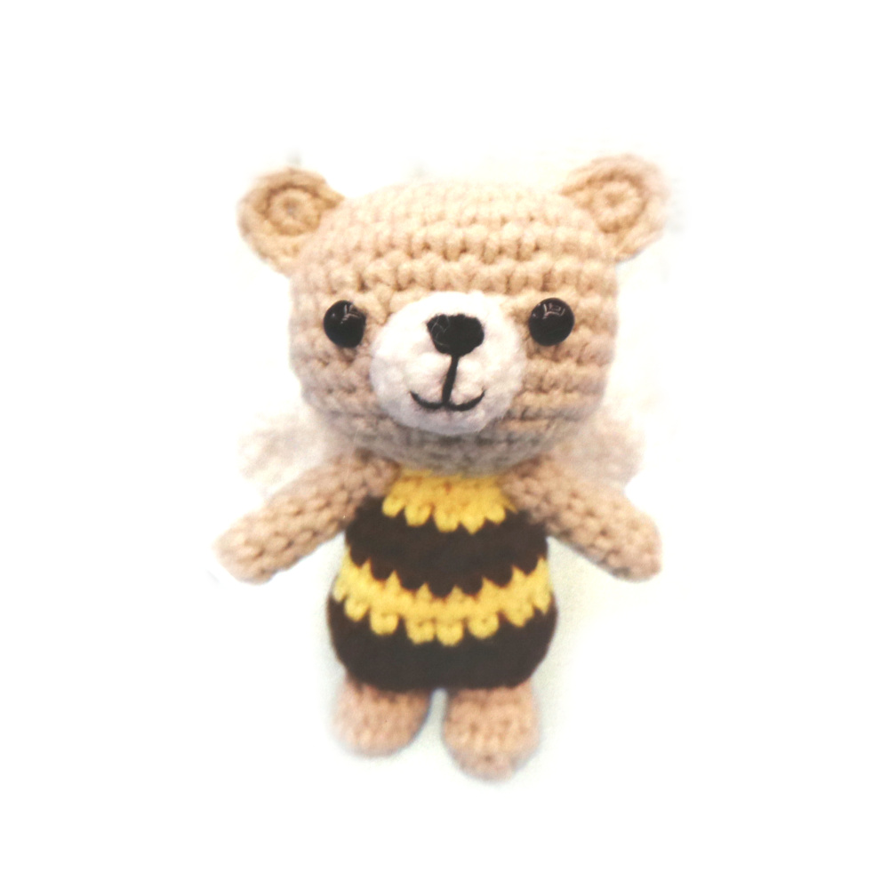 Kit de croșetat Creative AMIGURUMI 60x45x50 mm - ursuleț cu aripi GZ2067