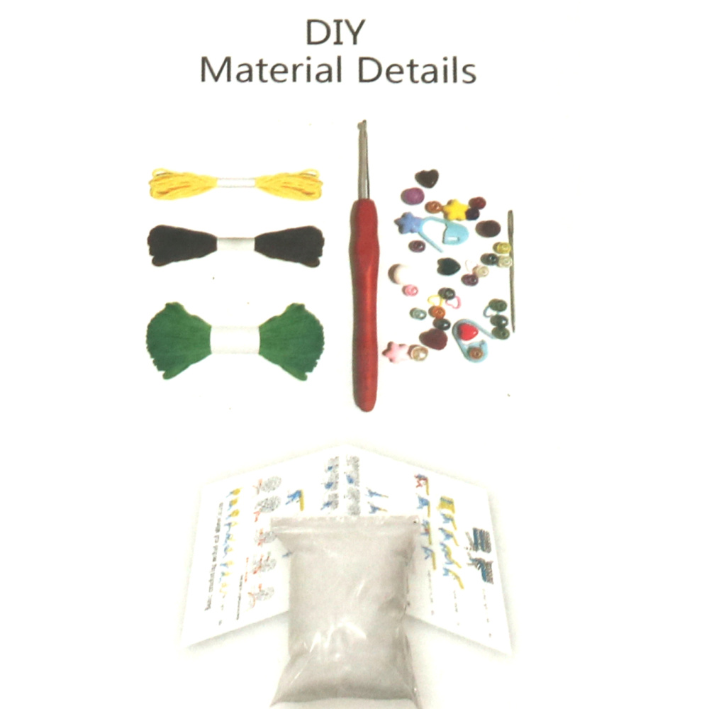 Kit de croșetat Creative AMIGURUMI 60x45x50 mm - brad GZ2072