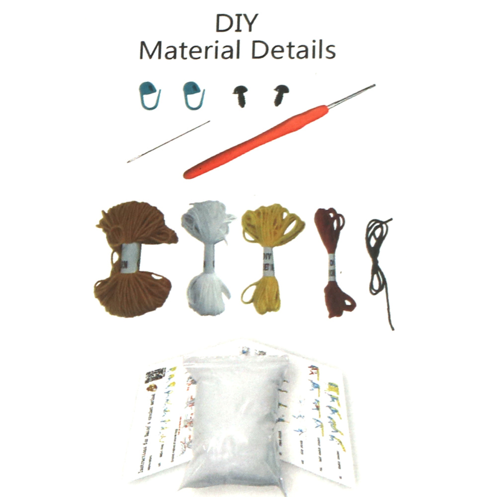 Kit de croșetat Creative AMIGURUMI 60x45x50 mm - gogoașă cocoș GZ2093