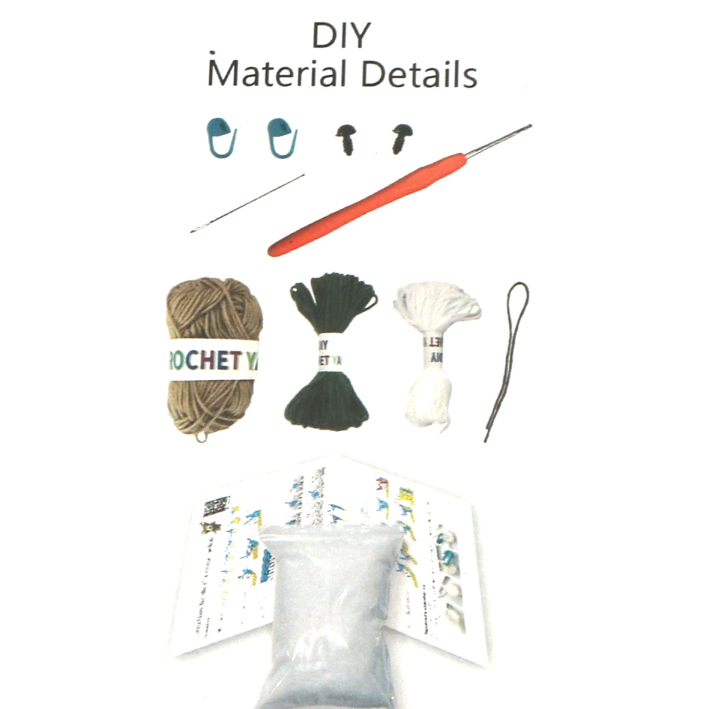 Kit de croșetat Creative AMIGURUMI 60x45x50 mm - Ren de Crăciun GZ2140