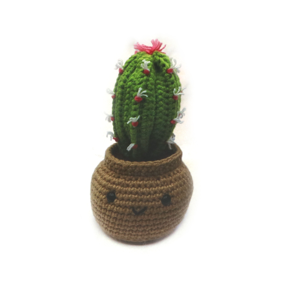 Kit de croșetat AMIGURUMI creativ 60x45x50 mm - cactus GZ2036