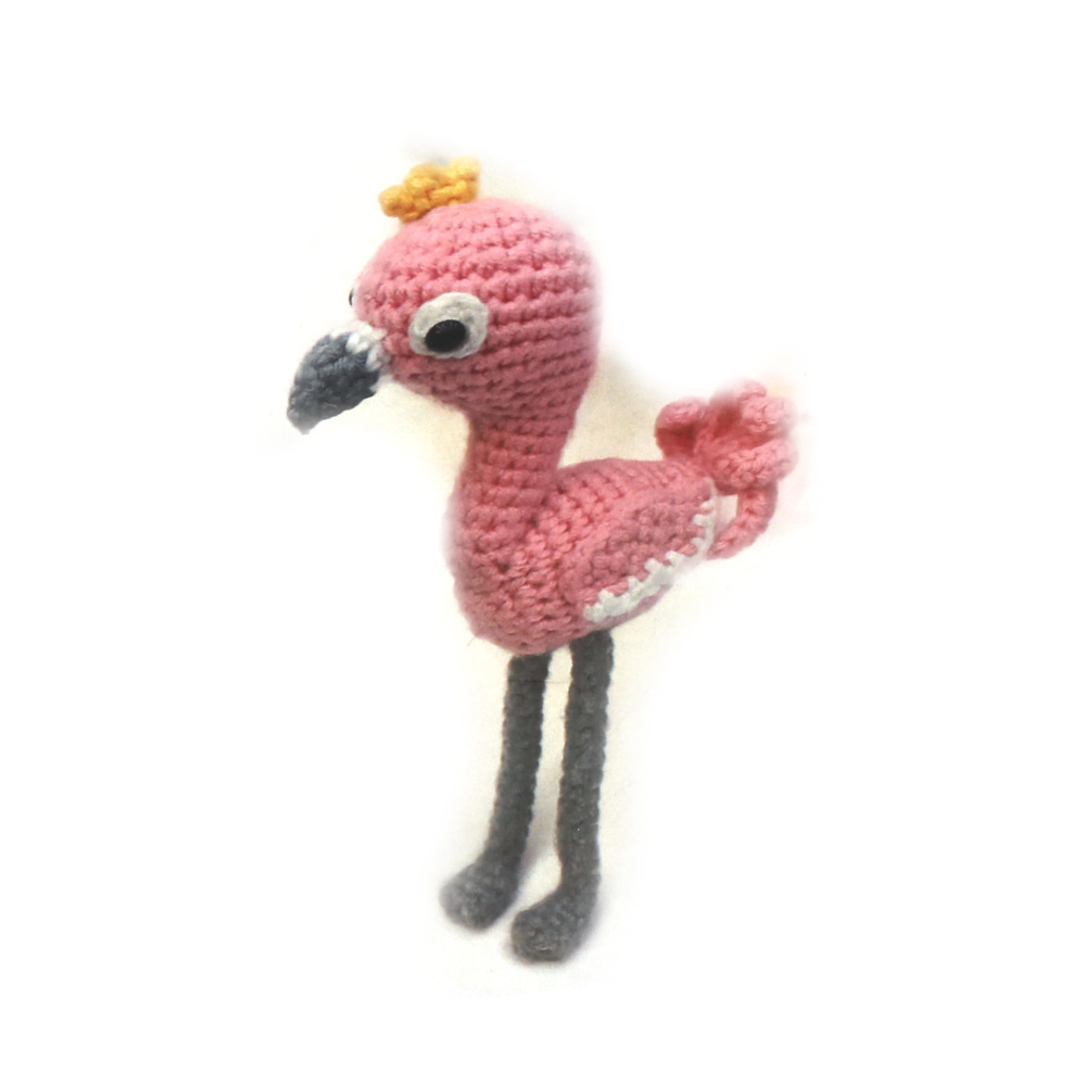 Kit de croșetat Creative AMIGURUMI 60x45x50 mm - flamingo GZ2049