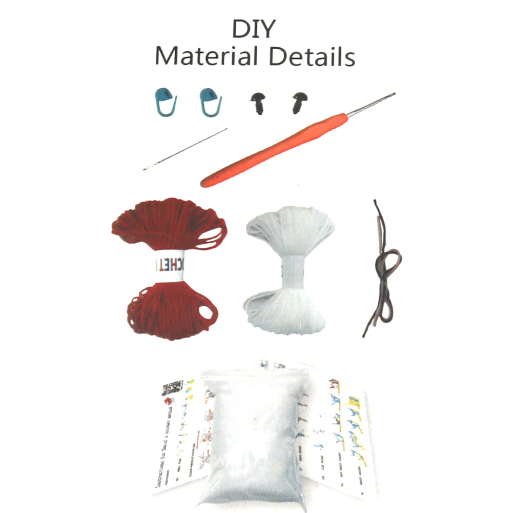 Kit de croșetat Creative AMIGURUMI 60x45x50 mm - burete GZ2103