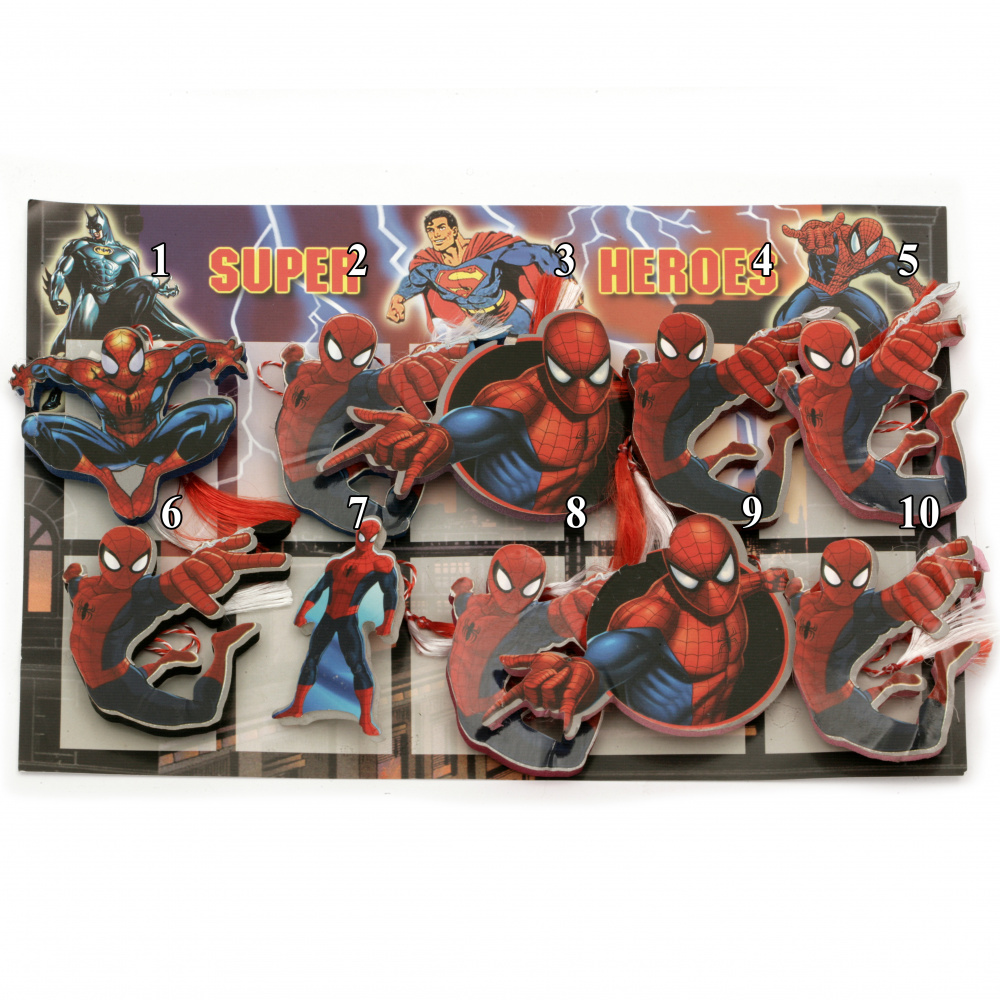 Spider-Man martisor - diferite tipuri