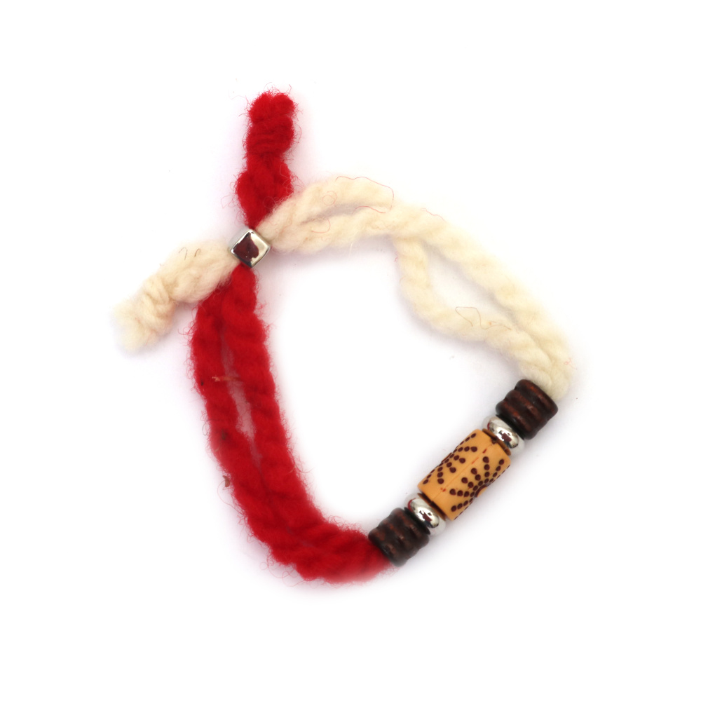 Brățări din lână Martisor 10 bucăți