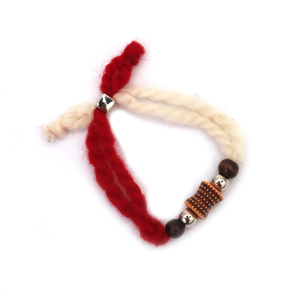 Brățări din lână Martisor 10 bucăți