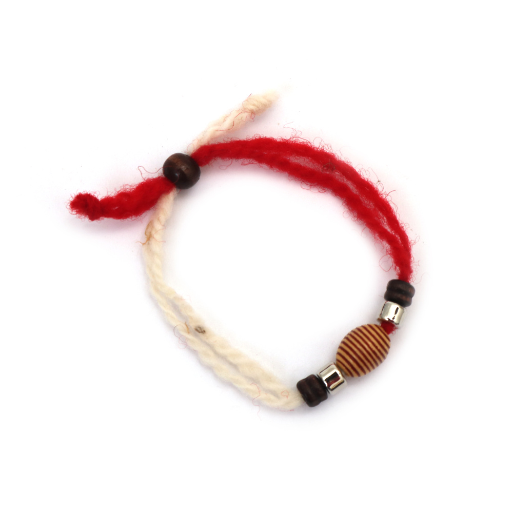 Brățări din lână Martisor 10 bucăți