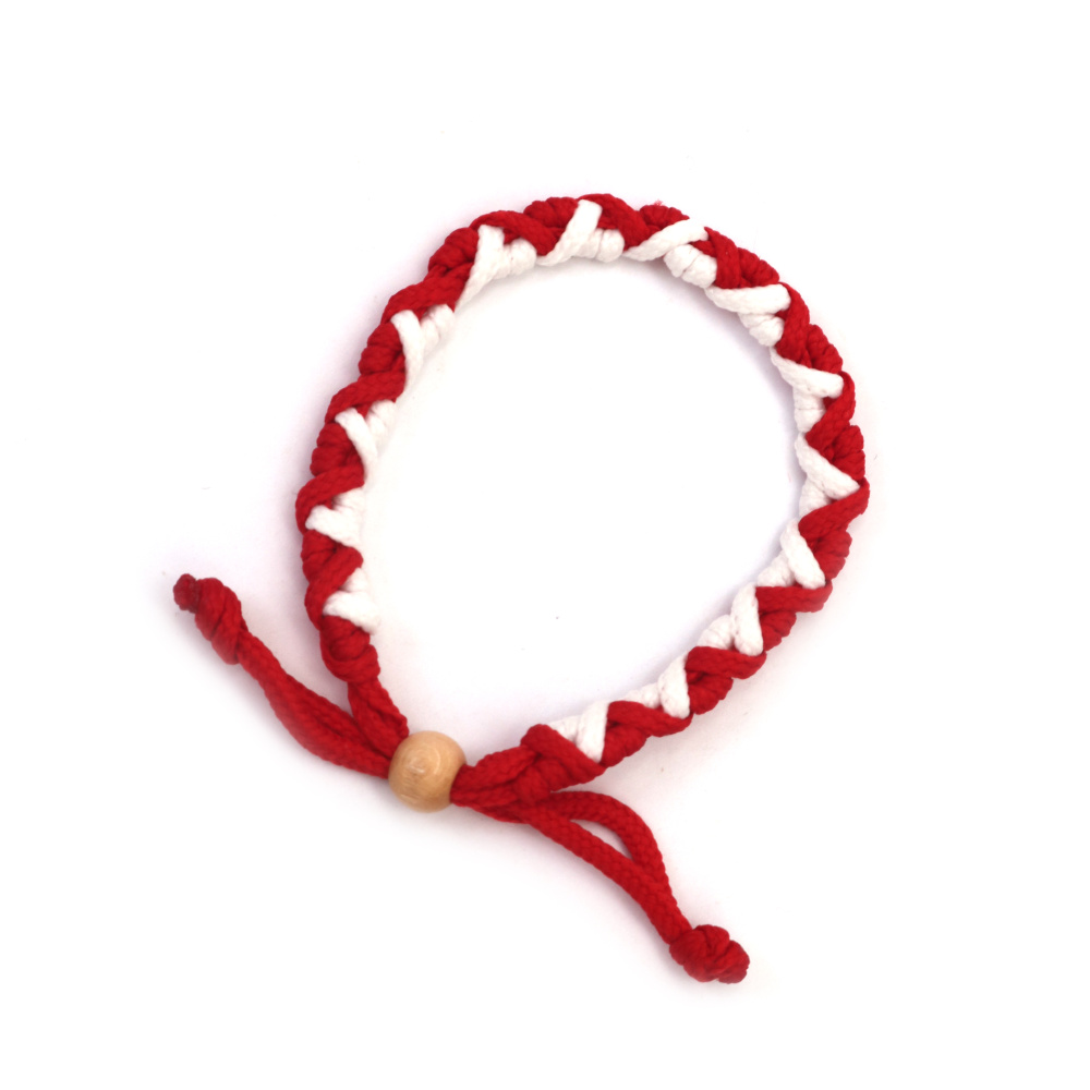 Brățări Martisor tricotate manual, 10 bucăți