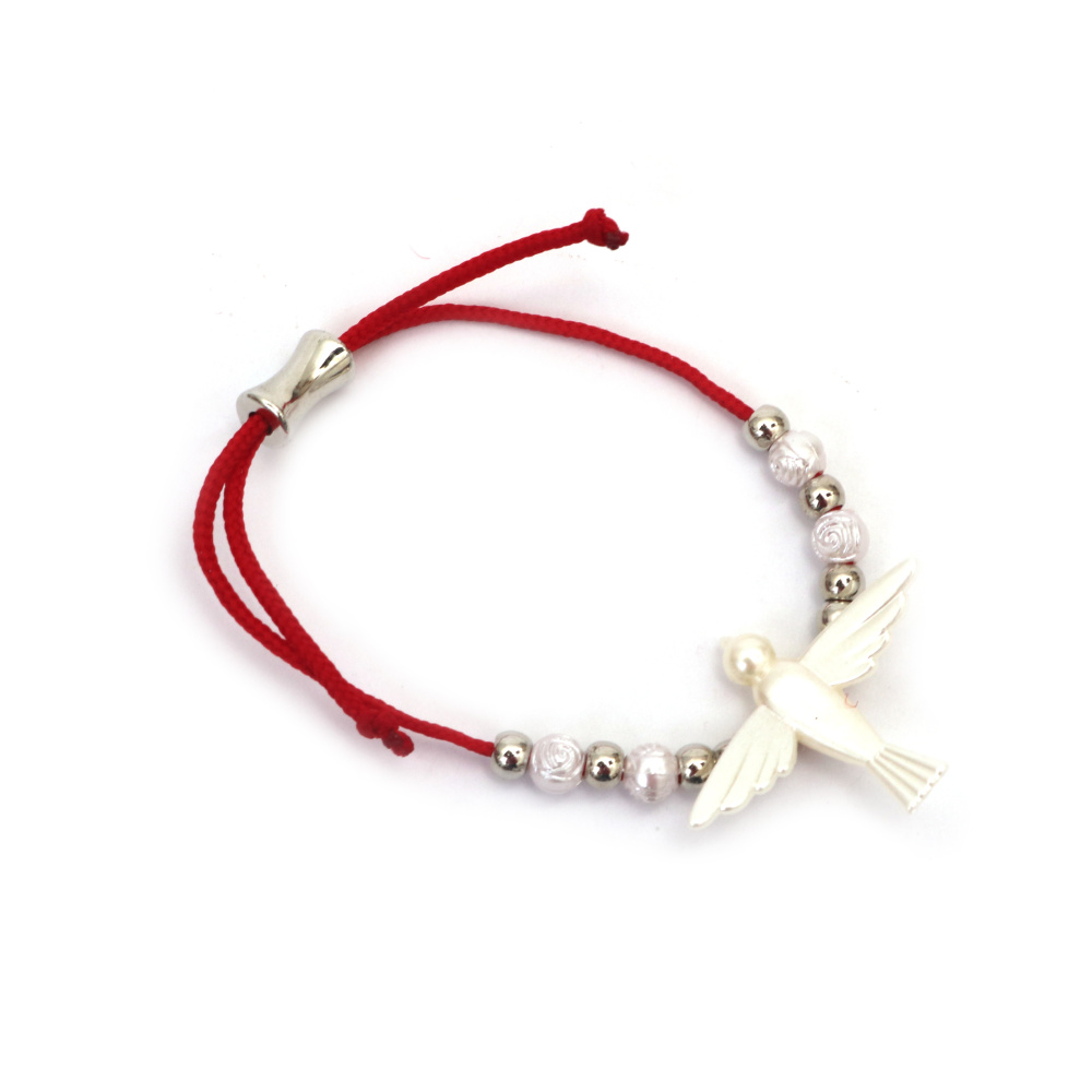 Brățări Martisor  cu porumbel 10 bucăți