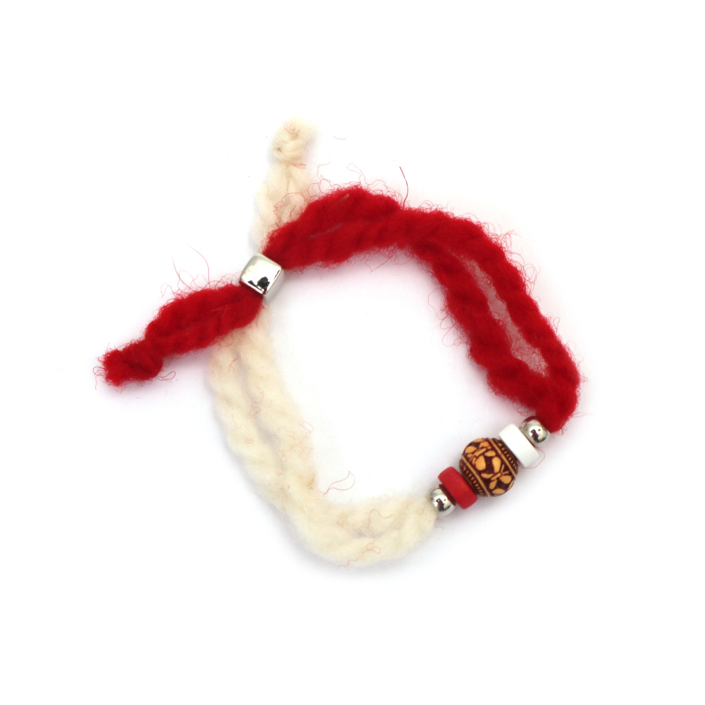 Brățări din lână Martisor 10 bucăți