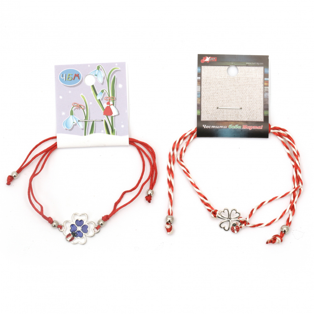 Bratara MIX cu trifoi - 10 bucati