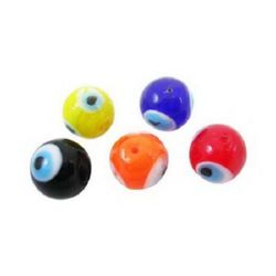 Glass bead - eye 10 mm