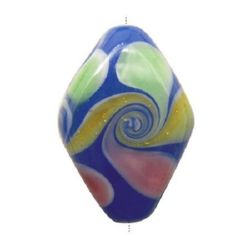 Murano glass beads 13 x 19 x 7 mm