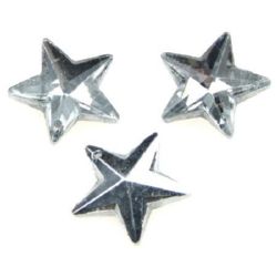 Crystal charm 25 x 24 x 8 mm