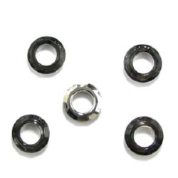 Faceted pendant crystal washer 30x7 mm hole 16 mm