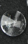 Pendant crystal circle 14x5 mm hole 1.5 mm - 5 pieces