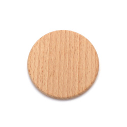 Cerc din lemn 60x6 mm culoare naturală