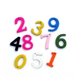 Not Available Online. You can also buy at EM ART stores and at +359 884 000 893 Pendant wood figures 22 mm MIX -10 pieces