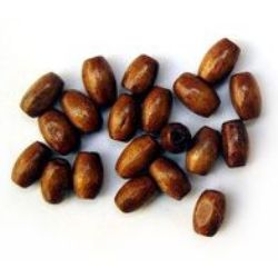 Stoc epuizat. Primeste notificare pe email cand produsul revine in stoc Cilindru din lemn margele oval 8x5 mm maro -50 grame