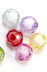 Margele forma bila albă de fotbal 10mm Gaura 2mm Mix -50g ~ 120buc