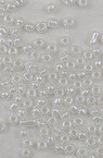 Glass beads 2 mm Ceylon white -50 grams