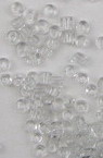 Margele de sticlă 3 mm transparente -50 grame