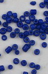 Glass beads 2 mm thick dark blue -50 grams