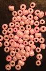 Margele de sticlă grosime 3 mm roz melanj -50 grame