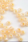 Pearl Glass beads 4 mm banana Ceylon -50 grams