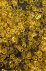 Margele de sticlă 2 mm ocru transparent -50 grame