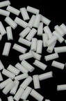 Stoc epuizat. Primeste notificare pe email cand produsul revine in stoc Perlă de sticlă albă betisoare de 6 mm grosime -50 grame