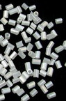 Bugle Glass Seed Beads, 2.5 mm, Ceylon white -50 g