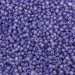 Margele de sticlă 4 mm ceylon violet -50 grame