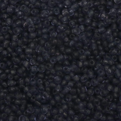 Γυάλινες χάντρες seed 4 mm διαφανές μωβ -50 γραμμάρια