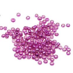 Margele de sticlă 3 mm pictat pembena -50 g