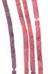 Мъниста стъклена пръчица 2 мм плътна матирана АСОРТЕ Афганистан - 1 връзка ~ 30 см