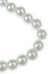 String Glass Round Pearl Beads for DIY Jewelry, 6 mm, Hole: 1 mm, White, 90 cm, 140 pieces 