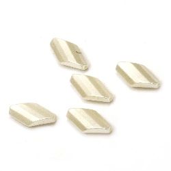 Faux Pearl Beads Acrylic figurine 19x10x6mm hole 1mm -20g ~ 36pcs